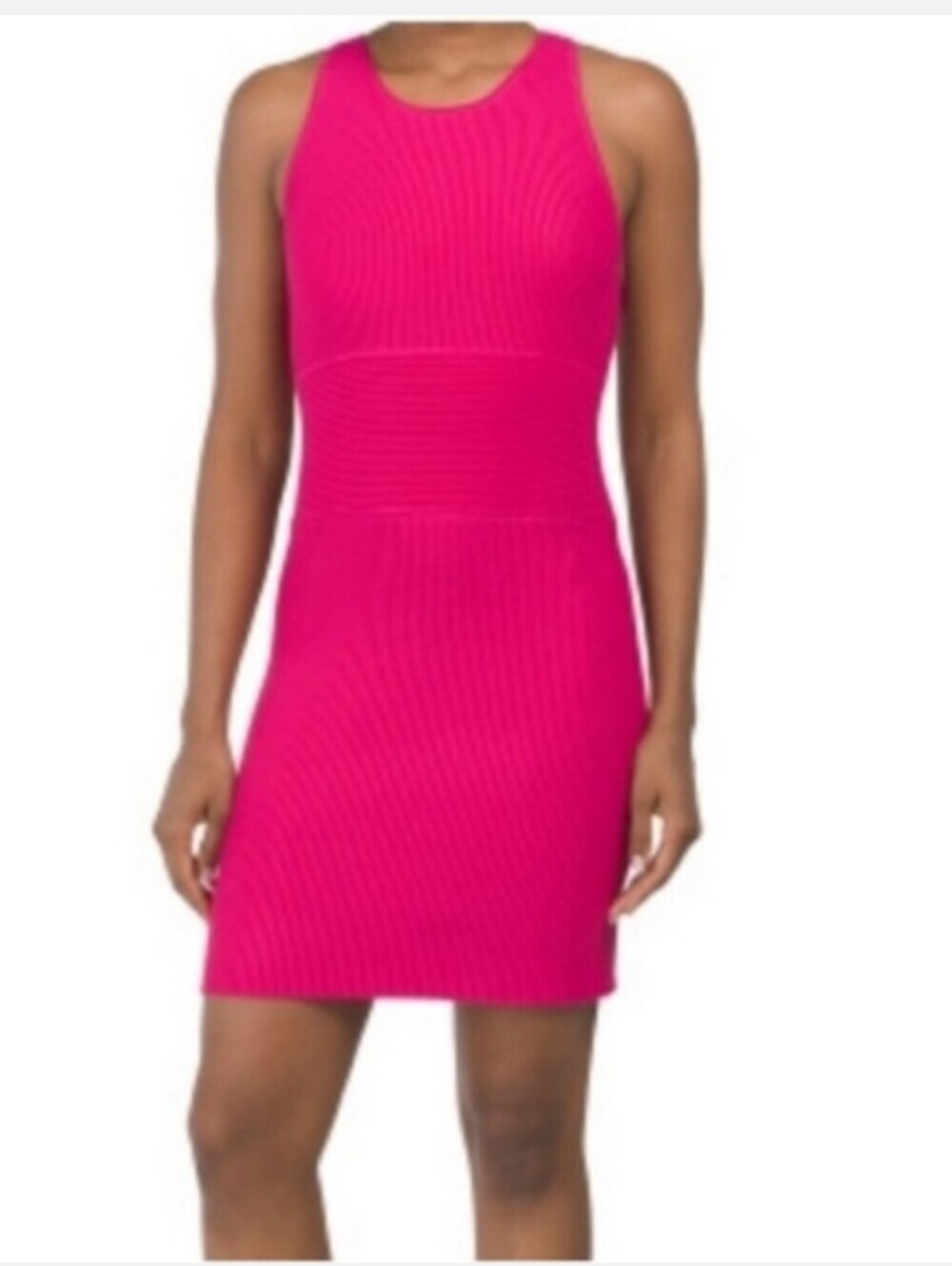 House Of Harlow 1960 Barbie Hot Pink Knit Bodycon Dress Size M stretch fabric